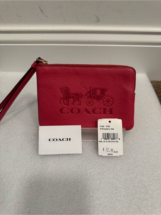 Coach Handbags - Coach Emblem Horse & Carriage  Wristlet